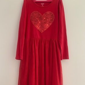 Carters red dress size 8